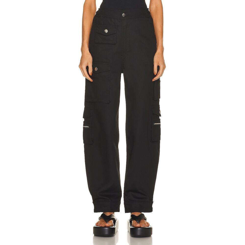 EB Denim Black Cargo Trousers